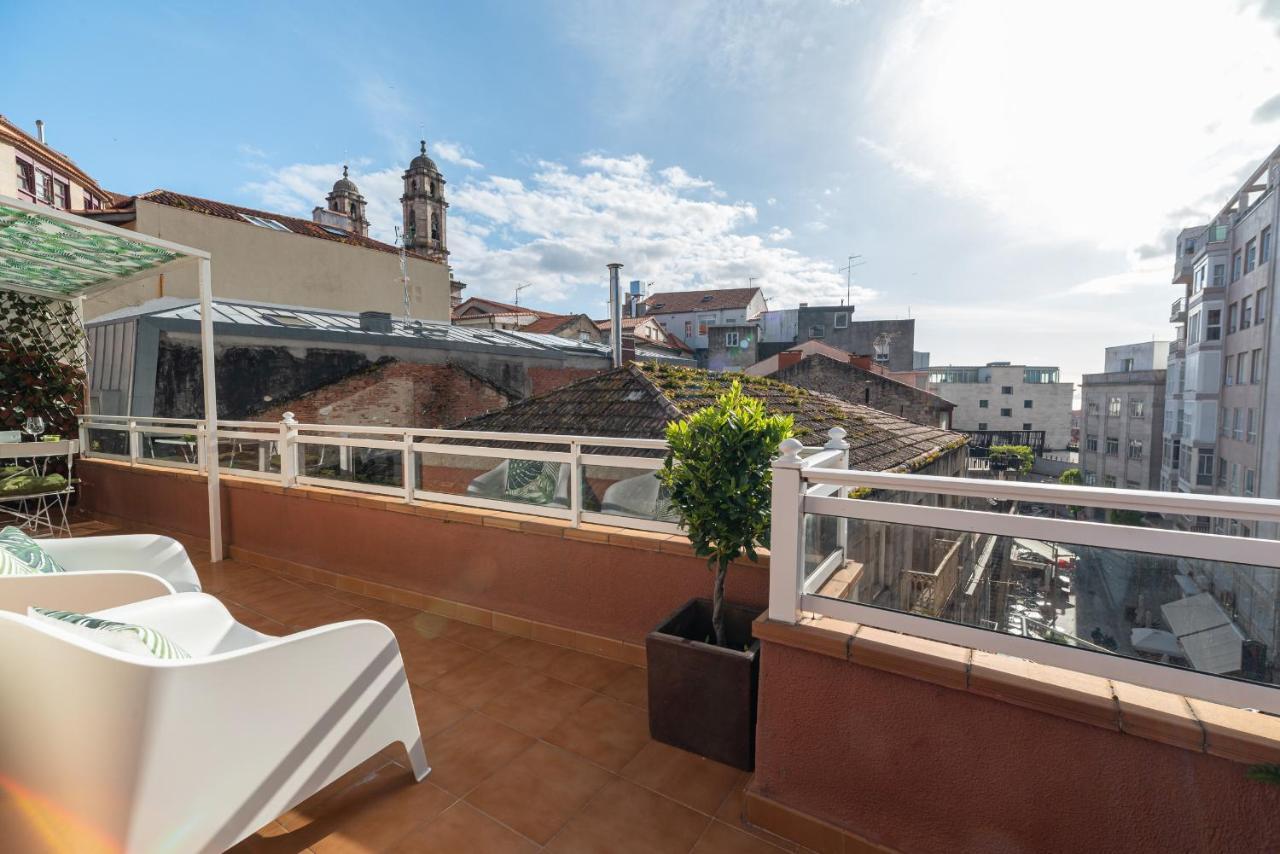 Atico En El Corazon De Vigo Apartment Exterior foto